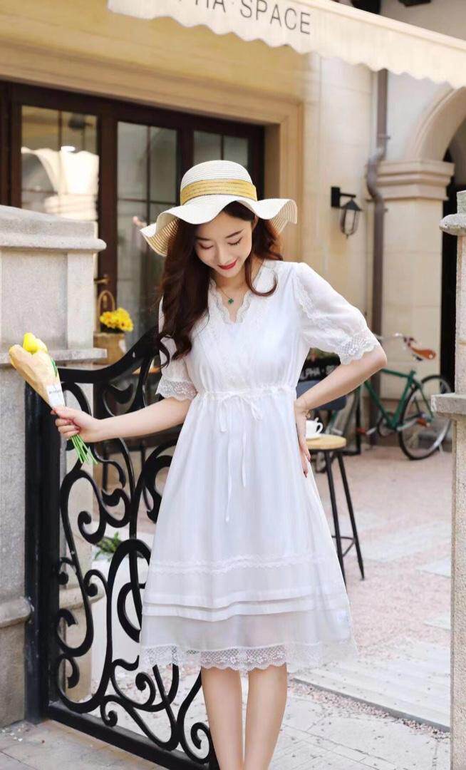 花边连衣裙，女装连衣裙，天使公主
