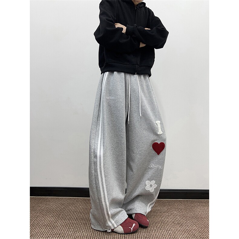 春秋季运动裤男宽松直筒休闲裤青年卫裤K0858-P50,男装休闲裤,星座308B-2