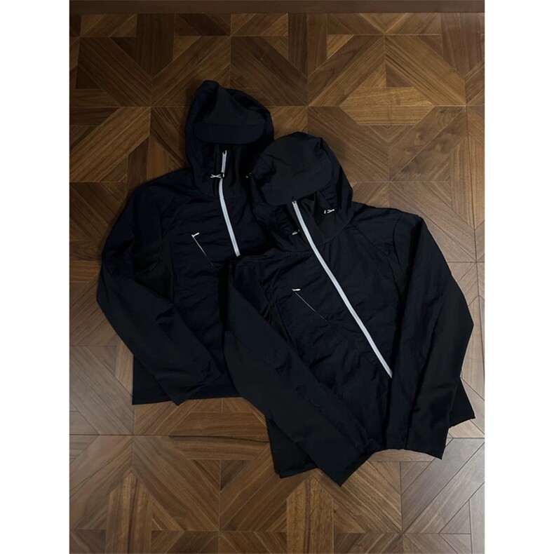 网图有货夏季侧角弧拉链拼接裁剪防嗮服骑行外套男A731-P50,女装短外套,星座1505
