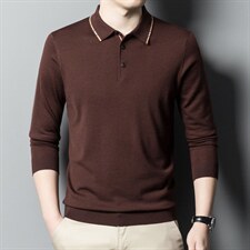 CA906035钱塘2020-2春秋季新款商务休闲简约中年男士羊毛衫P142，男装针织衫/毛衣，钱塘207-2