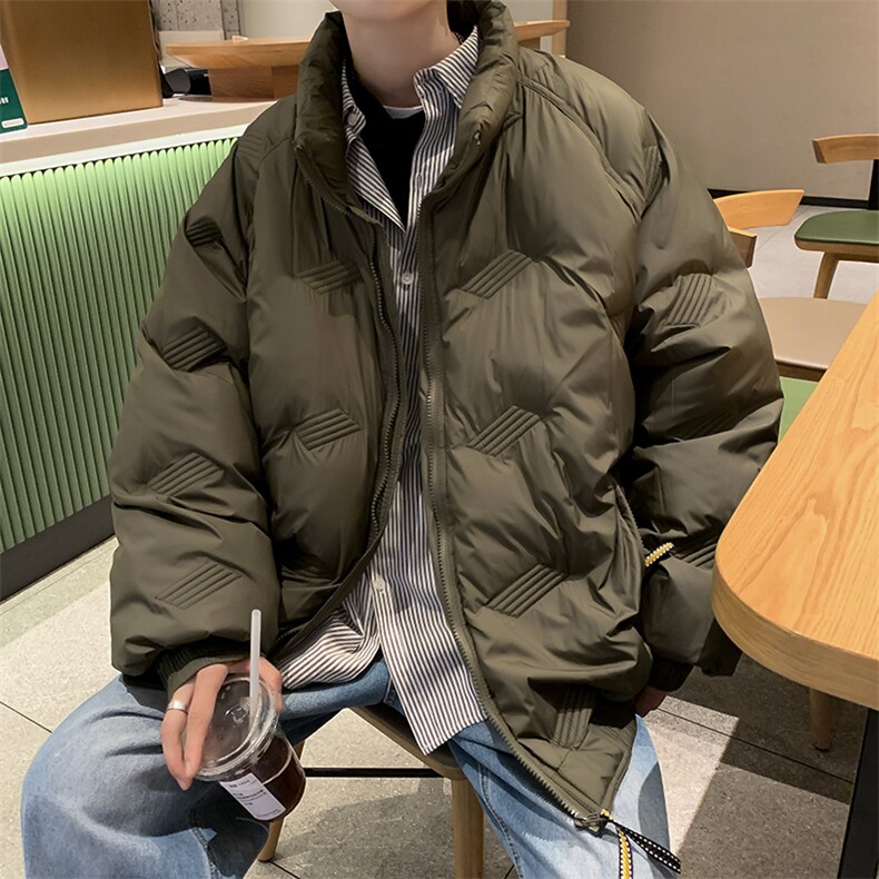M885-P82美式宽松型立领面包服棉衣外套,男装棉衣,星座1501-1