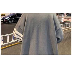 网络图现货美式复古潮牌学院风抗起球三杠套头毛衣J8863-P48，男装针织衫/毛衣，星座715-7