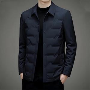 棉衣男冬季保暖防寒高品质翻领加厚棉服外套S2210图片