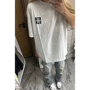 万针全刺绣工艺抖音得物高品质260克重磅纯棉双纱美式高街短袖T恤图片