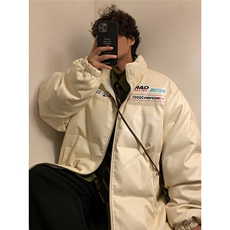 EQ156冬季新款港风男宽松痞帅机车服加厚皮棉衣棉服炸街外套P118，男装棉衣，电商C306-1