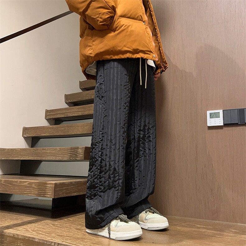 12冬季新款羽绒棉裤休闲裤男女美式加厚裤XZ211-1-K2377-P65，男装棉裤，星座211-1