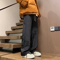 12冬季新款羽绒棉裤休闲裤男女美式加厚裤XZ211-1-K2377-P65，男装棉裤，星座211-1