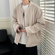 现货-秋季时尚鹿皮绒外套男宽松休闲外套夹克A351-AJ25112-P110，男装夹克，电商A351