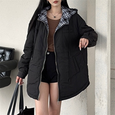 2024冬季新款女装加厚保暖棉衣外套，女装棉衣/棉服，深水步