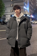 外景冬季加厚面包服男宽松保暖棉衣简约休闲立领外套MF00426/P90，男装棉衣，电商B316