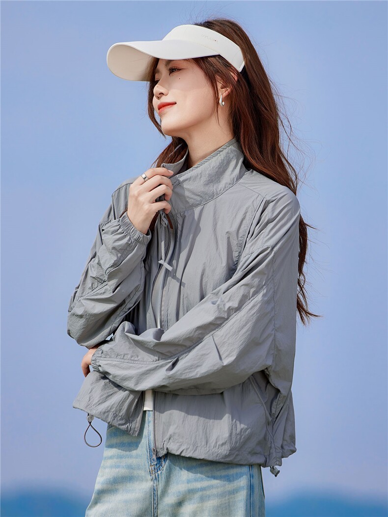 2026夏季新款现货UPF50+防晒衣短外套,女装防晒衣,靓衣阁