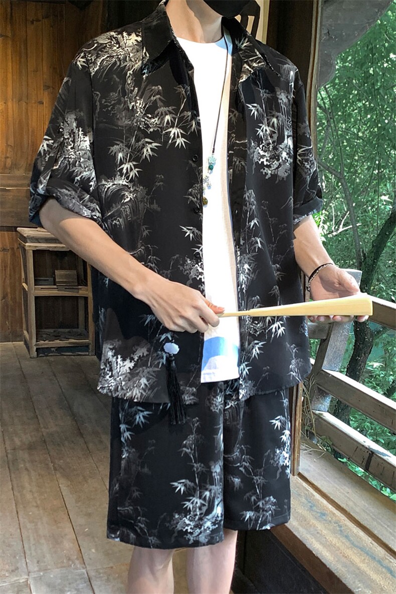 多竹套装TZ77832特P50衬衫DCS77833特P30DK77834特P20套装控98,男装衬衫,星座226-1