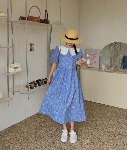 夏季韩版碎花连衣裙，女装连衣裙，Y·Ben悦本