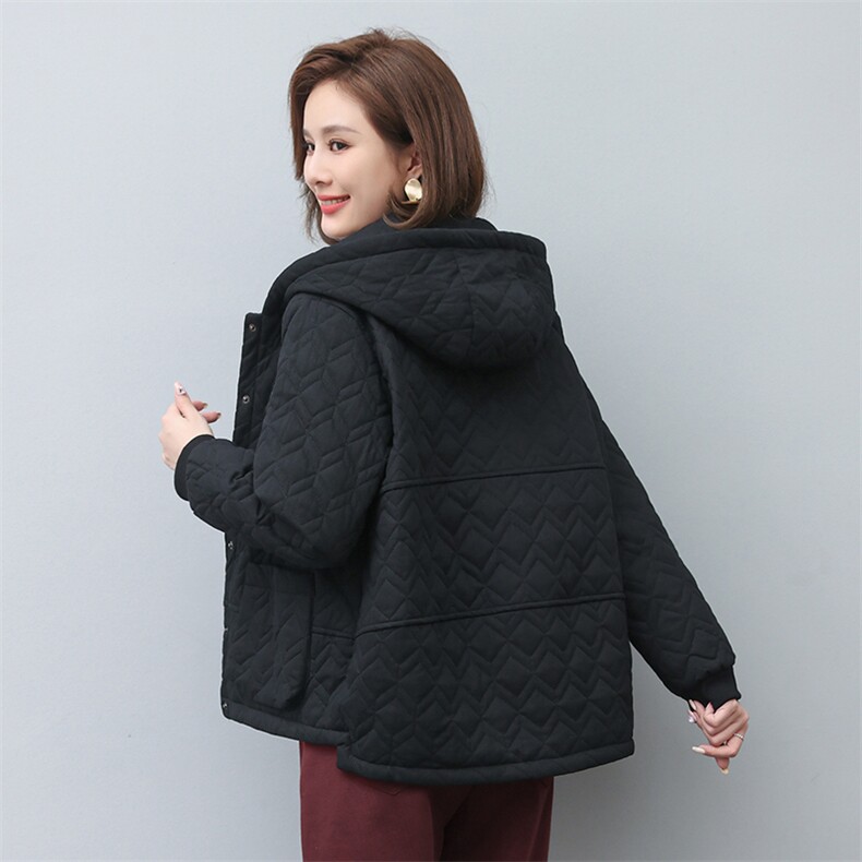 时尚百搭女士棉服外套宽松显瘦短款加厚保暖上衣冬季必备单品,女装棉衣/棉服,叶笙衣