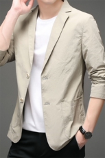 HM8322男士202年春季新款长袖西服休闲青年夹克西装薄款单西P155，男装西服，电商B360