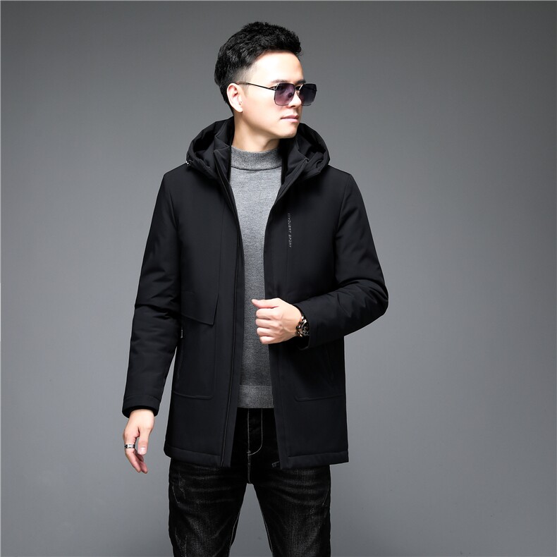中老年可脱卸内胆羽绒服男长款冬装外套保暖防寒服ALXB9662-P365，男装羽绒服，电商B212（原钱塘6029）