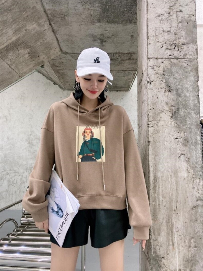 简蔻秋装新款卫衣，女装卫衣/绒衫，简蔻