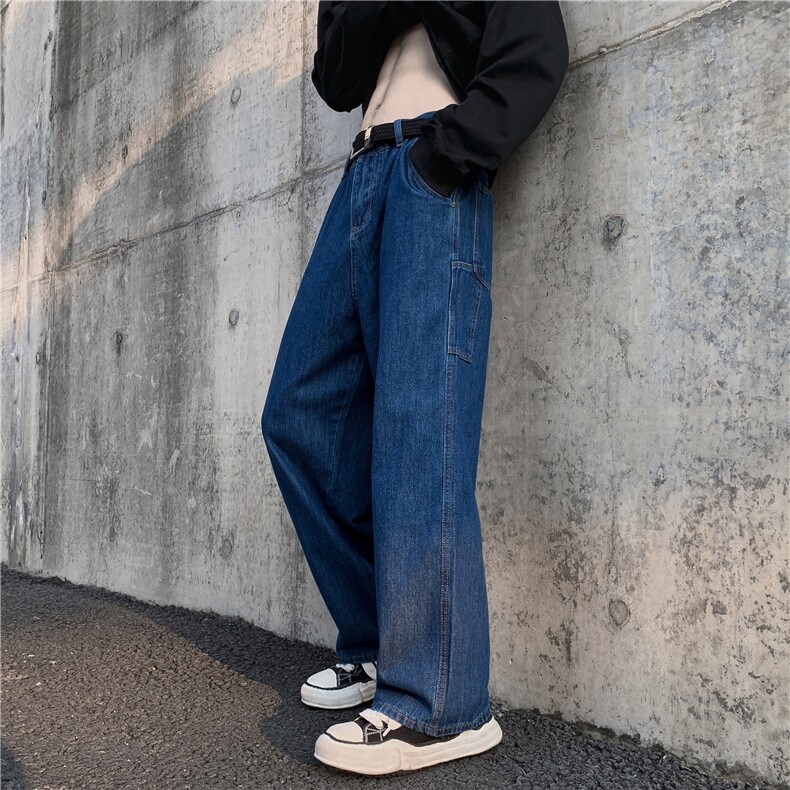 美式vibe风裤子ins高街牛仔裤男直筒裤X5592-桥洞图-P60-限78,男装牛仔裤,电商A061-1