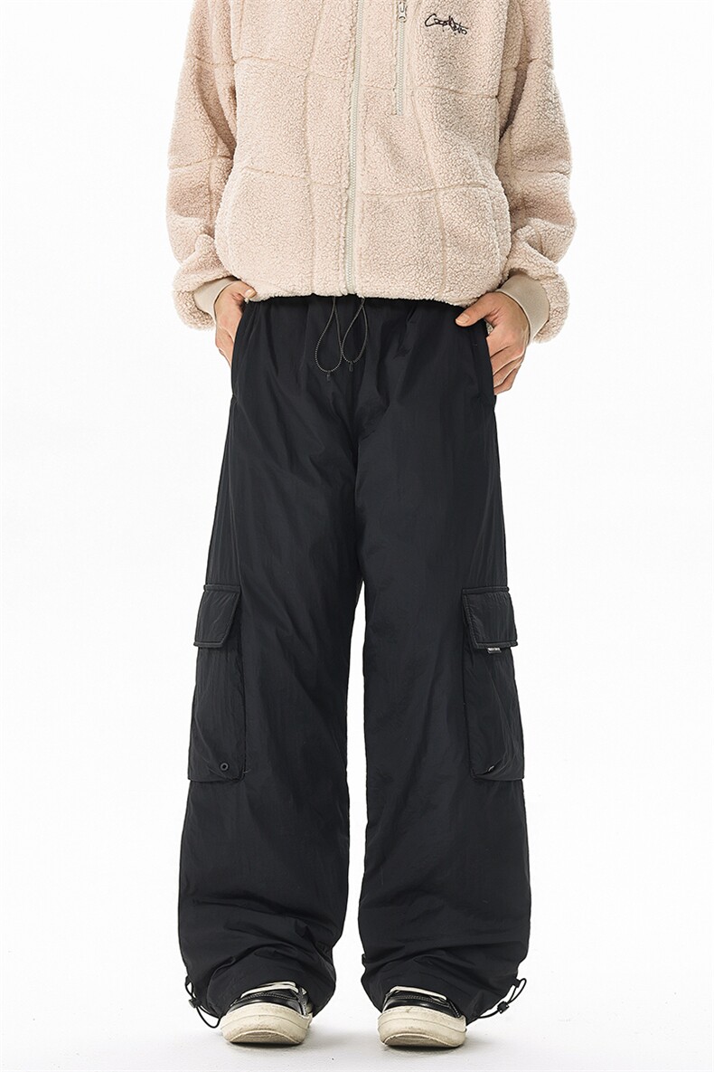 8XL-M三防登山工装羽绒裤男90白鸭绒冲锋裤子男YRK2001P118控158,男装棉裤,电商D206-1