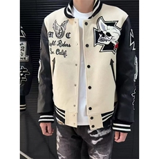 1506-1/JA1771/P119骷髅骑士棒球服修身立领vibe短款外套男，女装短外套，星座1506-1