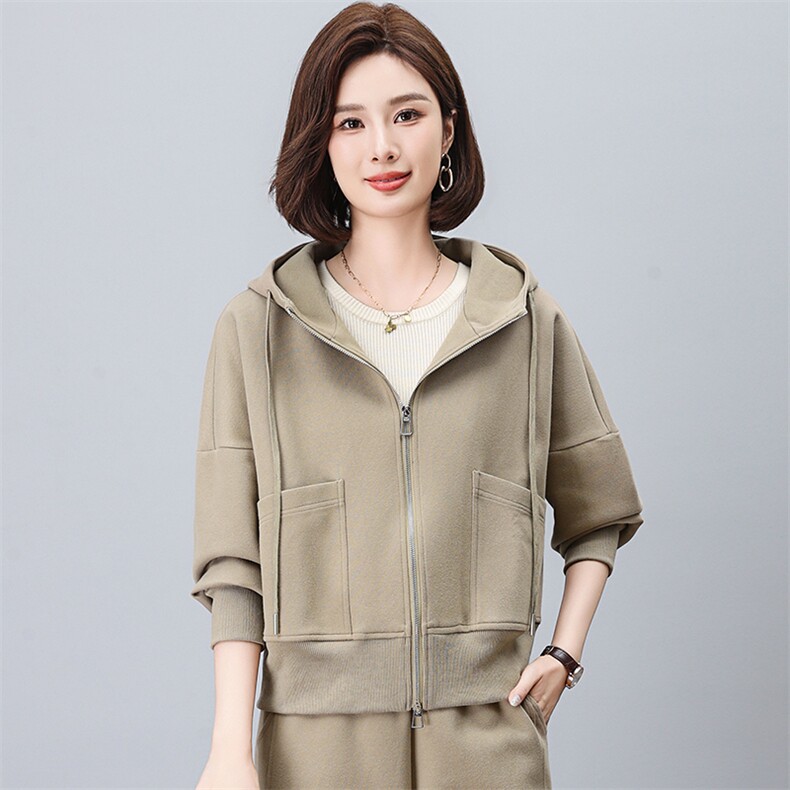 2025春秋季时尚简约大方气质优雅显瘦休闲百搭潮流短外套,女装短外套,独衣靓