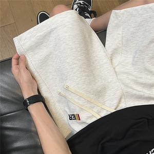 夏季短裤男宽松休闲裤刺绣D329-QM710-P30-控48图片