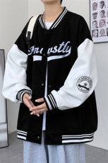 重磅刺绣棒球服男休闲外套秋季2024新款宽松潮牌美式夹克P85控118，男装夹克，电商A086