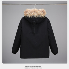 羽绒服男女时尚同款冬季白鸭绒情侣加厚派克服时尚潮牌外套男P120，男装羽绒服，星座1210A