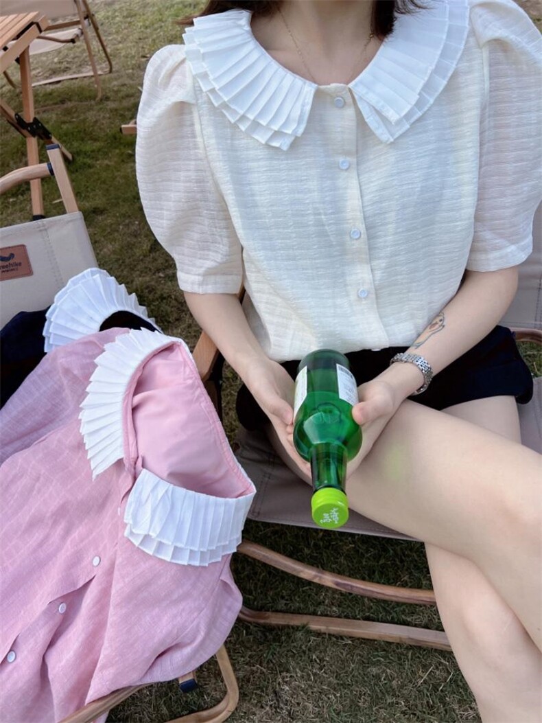 料韩系娃娃领衬衣，其它，cosette(4F)