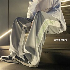 D232-CF01-P5068拼色男女休闲裤，男装休闲裤，电商D232A