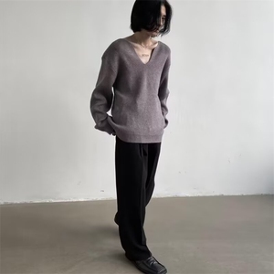 1506A/GM2120/P46圆领毛衣针织衫男潮牌秋冬新款气质修身上衣1图片
