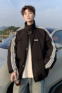 新款字母印花潮牌立领羽绒服男冬季外套 225-2-Y212-P235-控318图片