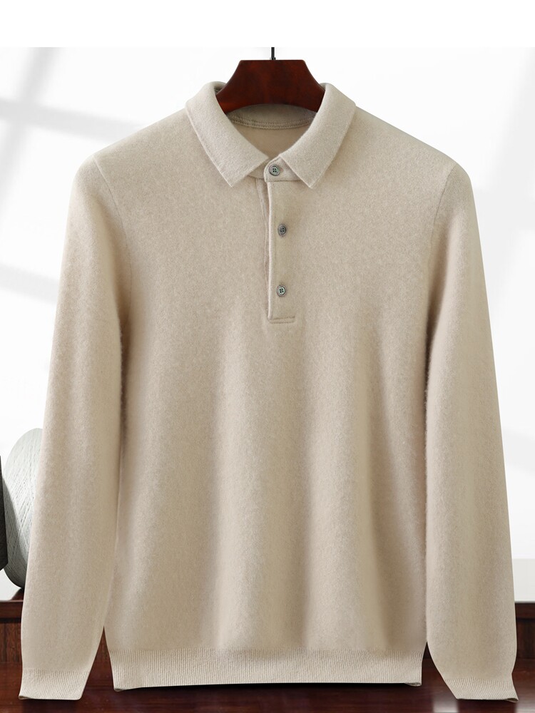 2025年秋季新款男士加厚羊绒衫休闲时尚通勤，男装羊绒套衫，绒创羊绒