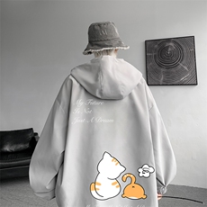 连帽夹克男大码胖子棒球服上衣外套JK65357-P45，男装夹克，电商A040