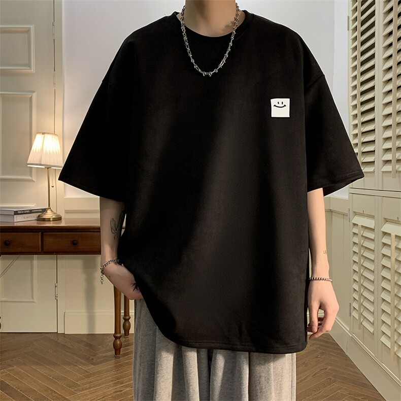 麂皮绒短袖t恤男大码半袖男 酒店风 JD82316-P25图片
