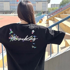 纯棉240G短袖t恤男女夏季2025新款圆领宽松休闲百搭打底衫半袖，男装T恤，星座516A