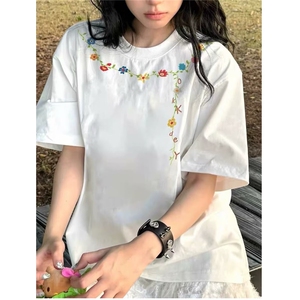 小青年妮家纯棉短袖体ti桖男街头重磅衣服白t恤上衣HTX191图片