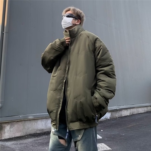 棉衣男韩版潮流高街帅保暖加厚2024冬季新款ins宽松外套MF098-P81图片