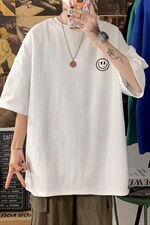 DX17224-P20纯棉短袖t恤男大码半袖打底衫宽松体恤衫海报风，男装T恤，电商A040