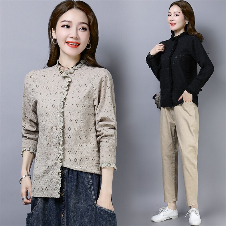 衬衫百搭时尚显瘦修身图案2021年春季新款知性,女装衬衫,小林双子