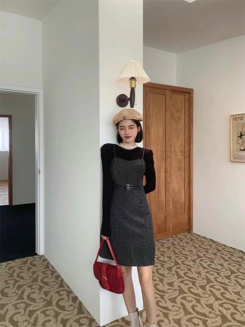 秋装新款连衣裙，女装连衣裙，雨恋依香