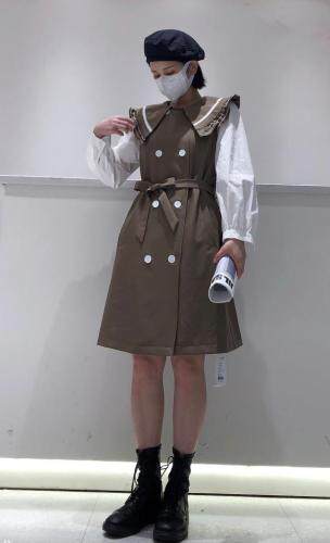 【现货】时尚拼接连衣裙，女装连衣裙，麦丝尚