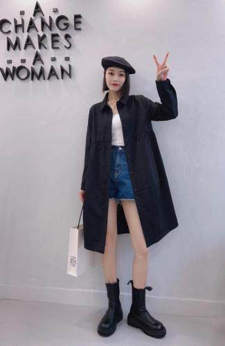 秋装新款风衣，女装风衣，依伊贝诺