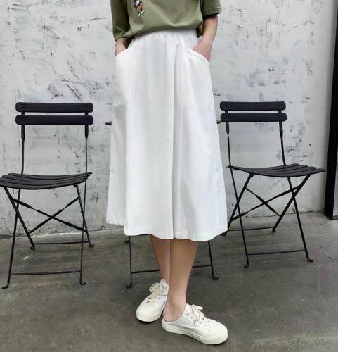 半裙水洗棉，女装半身裙，江南俏之羽