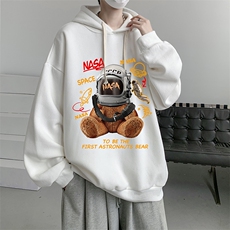 连帽卫衣男大码运动服帽衫外套WY2281-P35加绒款-P40，男装卫衣，电商A040
