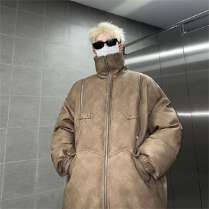皮棉服冬季宽松棉衣立领冬装棉袄外套男MY2415-特100控168图片