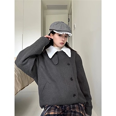 原宿慵懒文艺潮流流行棉服气质日系新款MHT267-P80，男装棉衣，星座208-5