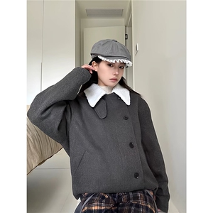 原宿慵懒文艺潮流流行棉服气质日系新款MHT267-P80图片