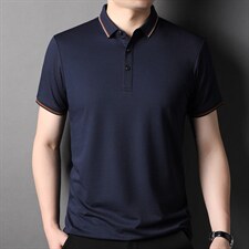 中年男士短袖T恤男薄款男装2023夏季新款简约商务休闲修身体恤衫，男装T恤，电商B212（原钱塘6029）