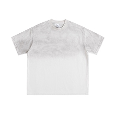 2025新款潮牌短袖宽松韩版扎染工艺T恤T7020/P4878，男装T恤，星座202-1